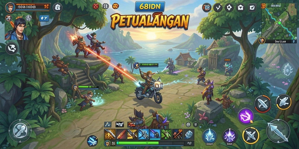 Gameplay seru di dunia terbuka 68IDN dengan berbagai petualangan.