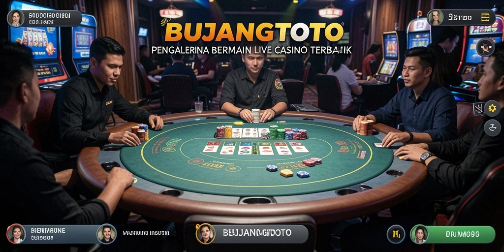 Tampilan gameplay Live Casino yang mengesankan di BUJANGTOTO.