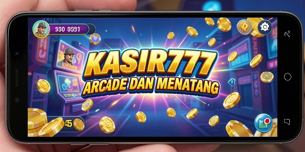 Screenshot KASIR777 menunjukkan keseruan gameplay Arcade yang dinamis.