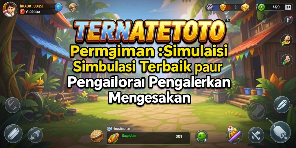 Screenshot utama TERNATETOTO menampilkan gameplay simulasi yang interaktif dan menarik.