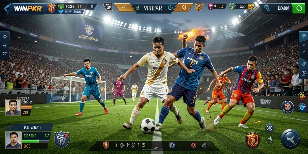 Gameplay penuh aksi di WINPKR dengan grafis yang memukau.